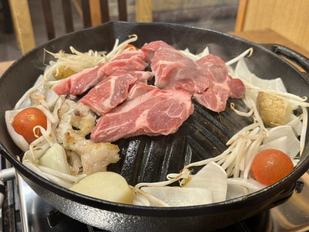 ラム太郎セットのジンギスカン